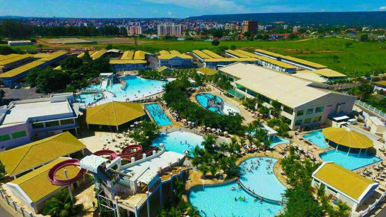 Lacqua Di Roma Com Piscina De Ondas Junior Lägenhet Caldas Novas Exteriör bild